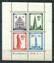 Baden Afa 37 Postfrisk Miniark