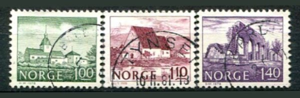 Norge Afa 780 - 82 Stemplet
