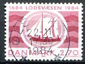 Danmark Afa 800 Stemplet