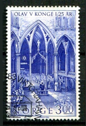 Norge Afa 877 Stemplet