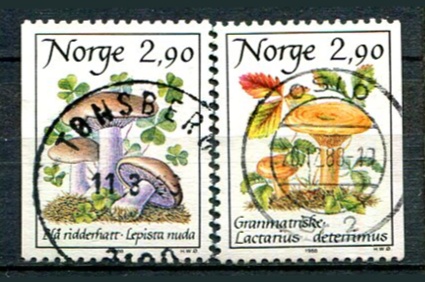 Norge Afa 989 - 90 Stemplet