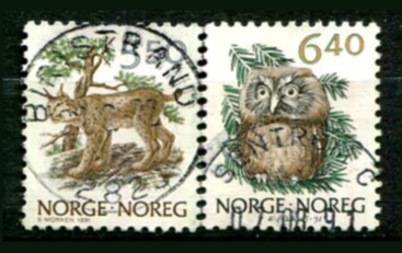 Norge Afa 1058 - 59 Stemplet