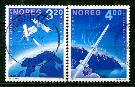 Norge Afa 1062 - 63 Stemplet