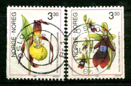 Norge Afa 1086 - 87 Stemplet