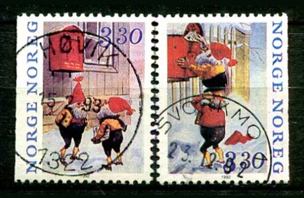 Norge Afa 1105 - 06 Stemplet