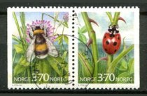 Norge Afa 1238 - 39 Stemplet Parstykke