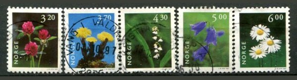 Norge Afa 1233 - 37 Stemplet
