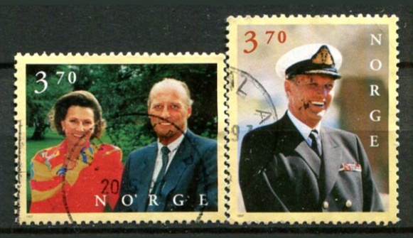 Norge Afa 1242 - 43 Stemplet