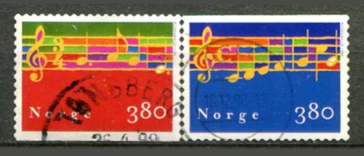 Norge Afa 1295 - 96 Stemplet