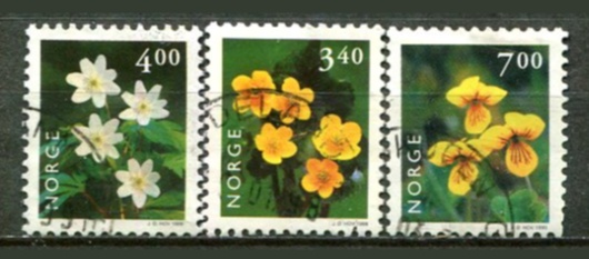 Norge Afa 1301 - 03 Stemplet