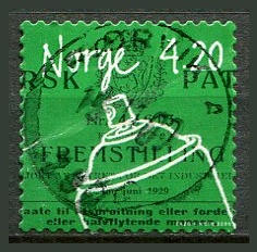 Norge Afa 1350 Stemplet