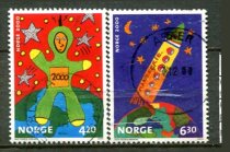 Norge Afa 1351 - 52 Stemplet