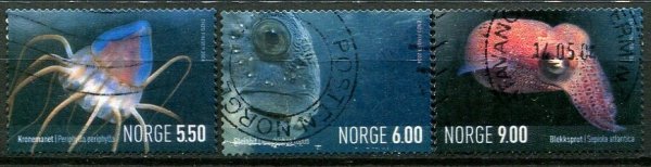 Norge Afa 1479 - 81 Stemplet