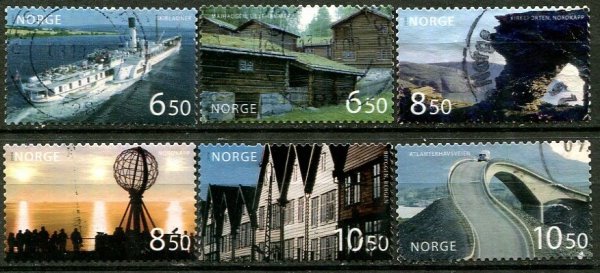 Norge Afa 1572 - 77 Stemplet