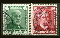 Tyske Rige Afa 599 - 00 Stemplet