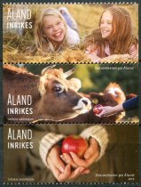 Åland Afa 481 - 83 Postfrisk Sammentryk