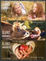 Åland Afa 481 - 83 Postfrisk Sammentryk