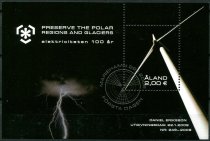 Åland Afa 304 Stemplet Miniark