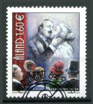 Åland Afa 309 Stemplet