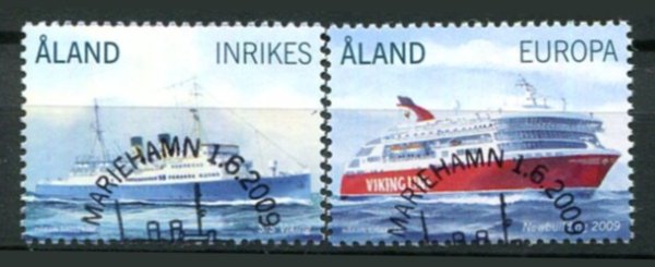 Åland Afa 312 - 13 Stemplet