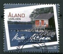 Åland Afa 317 Stemplet