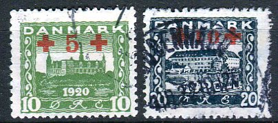Danmark Afa 120 - 21 Stemplet
