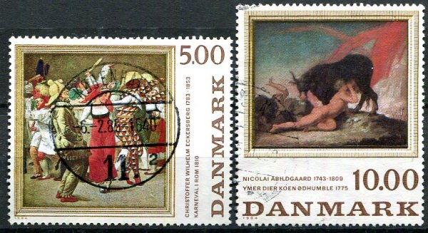 Danmark Afa 816 - 17 Stemplet