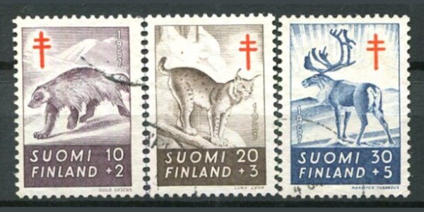 Finland Afa 486 - 88 Stemplet