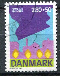 Danmark Afa 831 Stemplet