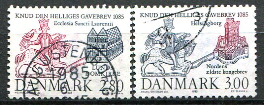 Danmark Afa 834 - 35 Stemplet