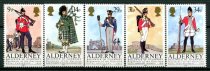 Alderney Afa 23 - 27 Postfrisk