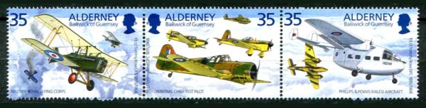 Alderney Afa 83 - 84 Postfrisk Sammentryk