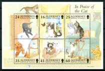 Alderney Afa 94 - 99 Postfrisk Miniark