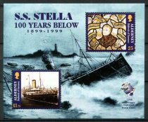 Alderney Afa 129 - 30 Postfrisk Miniark