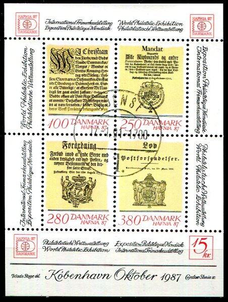 Danmark Afa 847 - 48 Stemplet