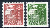 Danmark Afa 173 - 74 Ustemplet