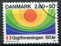 Danmark Afa 855 Stemplet