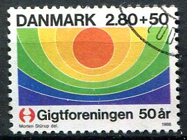 Danmark Afa 855 Stemplet