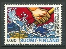 Finland Afa 734 Stemplet