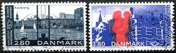 Danmark Afa 859 - 60 Stemplet