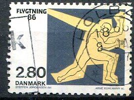 Danmark Afa 872 Stemplet