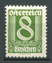 Østrig Afa 368 Ustemplet