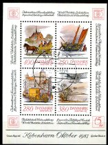Danmark Afa 852 Stemplet Miniark