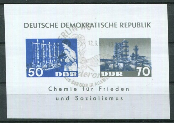 DDR Afa 746 Stemplet Miniark