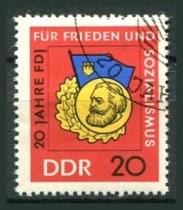 DDR Afa 955 Stemplet