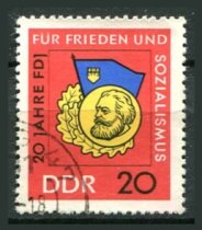DDR Afa 955 Stemplet