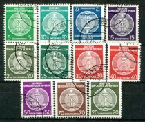 DDR Afa 18 - 28 Stemplet Tjenestemærker