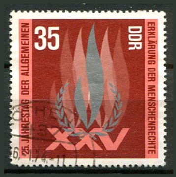 DDR Afa 1638 Stemplet