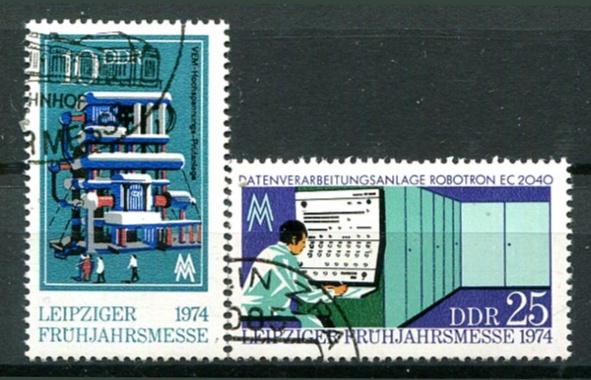 DDR Afa 1665 - 66 Stemplet