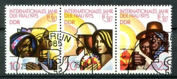 DDR Afa 1743 - 45 Stemplet Sammentryk